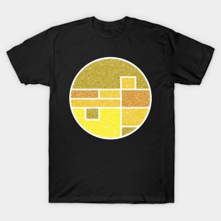 World Of Color Yellow Circle Design T-Shirt